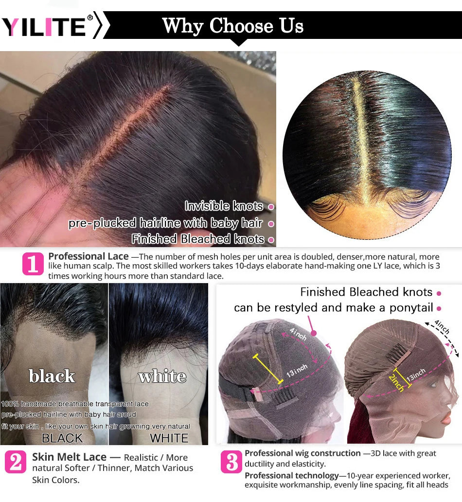 Navy Blue Color Body Wave 13x4 Lace Front Wig Brazilian Colored Blue Human Hair Wigs For Women Remy Preplucked Lace Frontal Wigs