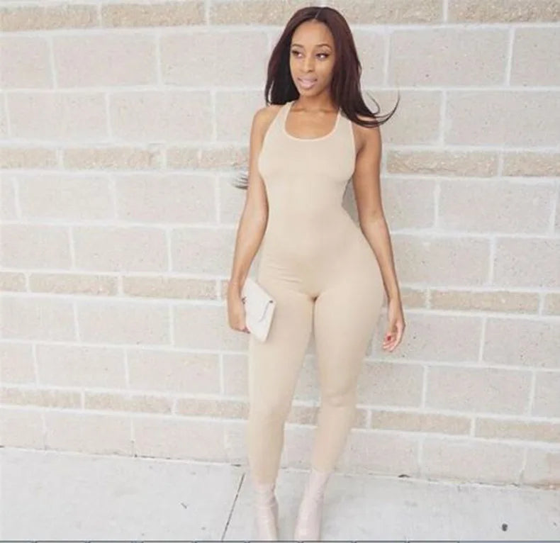 Sexy Women Rompers Jumpsuits Hot Style Slim Solid Color Sexy Show Thin Jumpsuits Women Women Jumpsuit Streetwear CKX8664