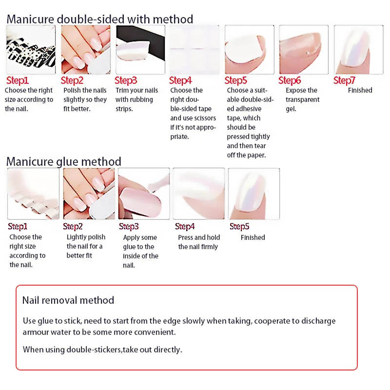 24pcs Aurora Stiletto False Nail Tips Glitter Gradient Color Fake Nails Wearable Full Cover Pointed Head Acrylic Nail Tips