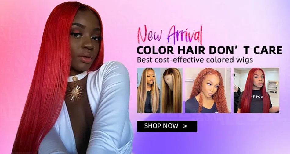 10A 13x6 Hot Christmas Red Colored Human Hair Wigs Tuneful HD Lace Front Human Hair Wigs Brazilian Straight HD Lace Frontal Wigs