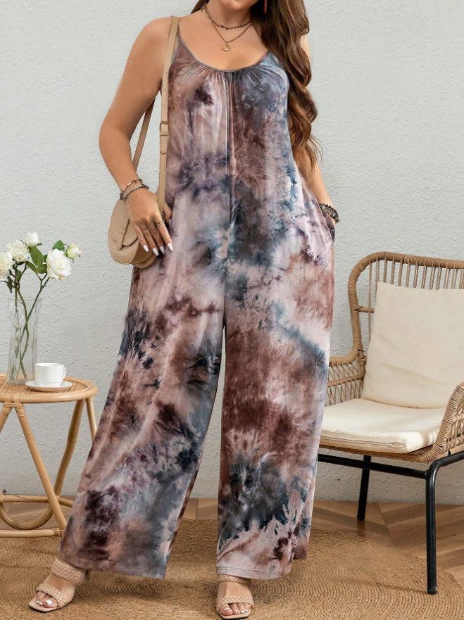 Women's Printed Camisole Jumpsuit