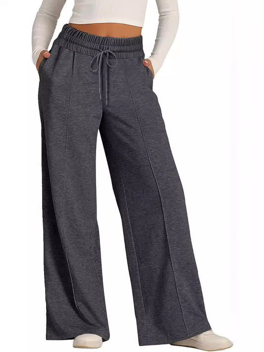 Women's Wide-Leg Drawstring Sweatpants