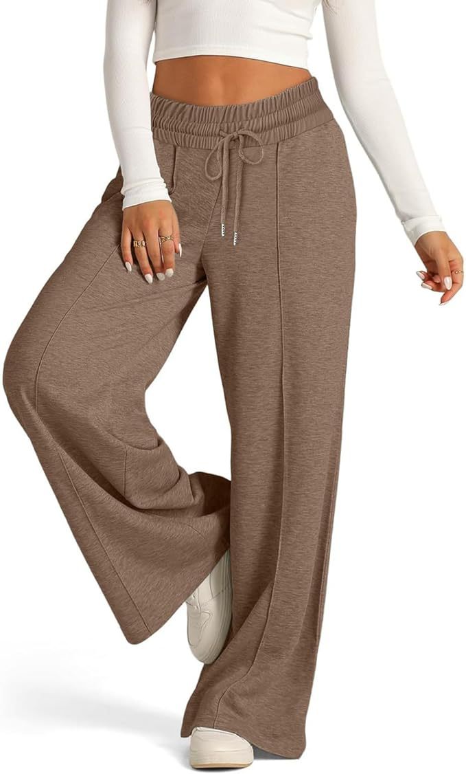 Women's Wide-Leg Drawstring Sweatpants