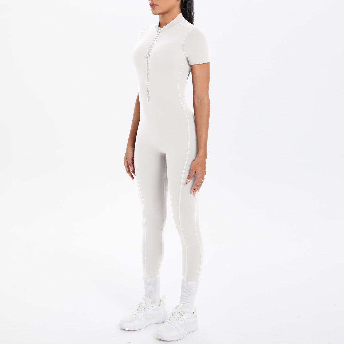 Sexy Backless Bodycon Scrunch Jumpsuit Raises Butt Women Dance Fitness Overalls Push Up With Chest Cushion Yoga Sport Jump Suit