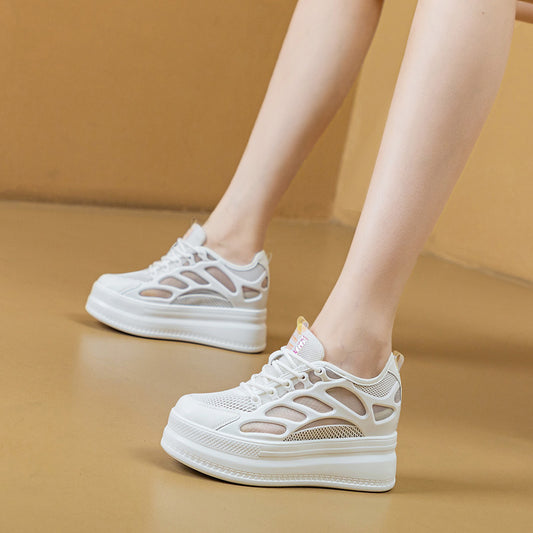 Women's Breathable Mesh Platform Shoes