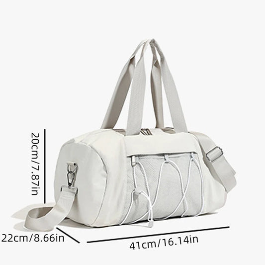 Large Women's Fitness Handbag Gym Sport Tote Bag Dry Wet Swimming Training Daypack With Shoe Pocket Travel Duffel Shoulder Bags