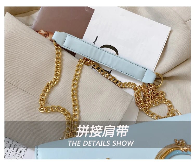 Stylish Crossbody Bag Ladies Handbag Made Of Genuine Leather With Gold Accents Fashionable Everyday Essential