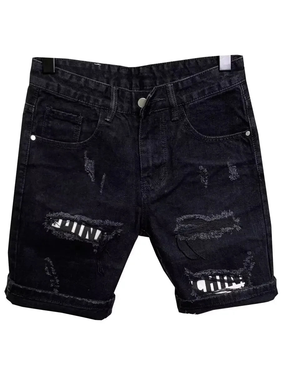 Trendy Versatile Straight-Leg Jeans For Men Summer American Style Vintage Trousers With Five-Pocket Design And Breaker Details