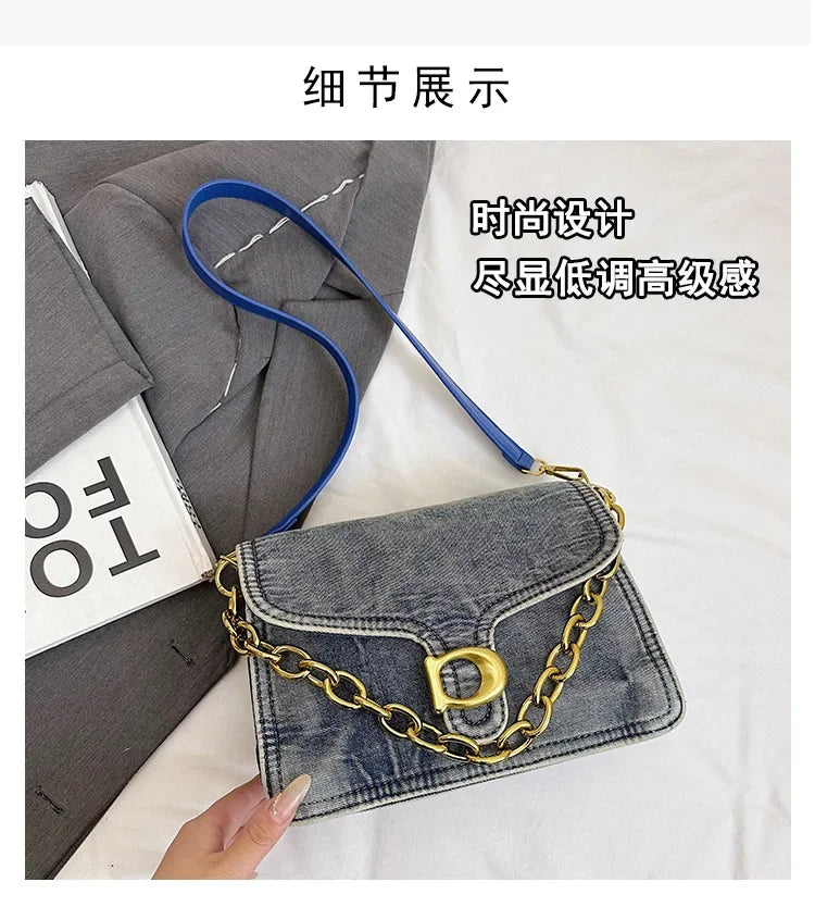 2025 High-Value Retro Women's Canvas Underarm Bag – Trendy Shoulder/Crossbody, Versatile Sophisticated Backpack