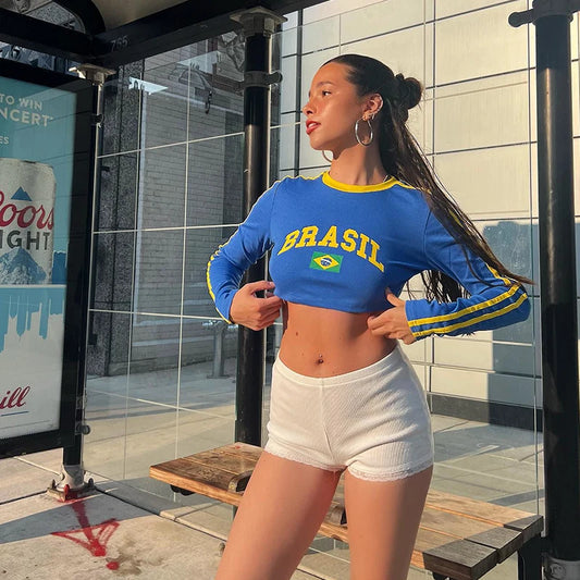 Y2k clothing retro long sleeved vest summer print personalized bright color sleeveless aesthetic Harajuku street clothing EMO