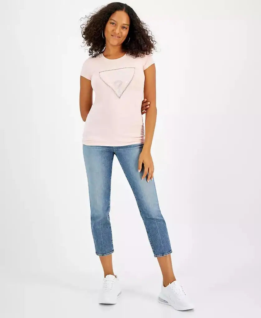 GUESS | Women's Embellished Logo T-Shirt