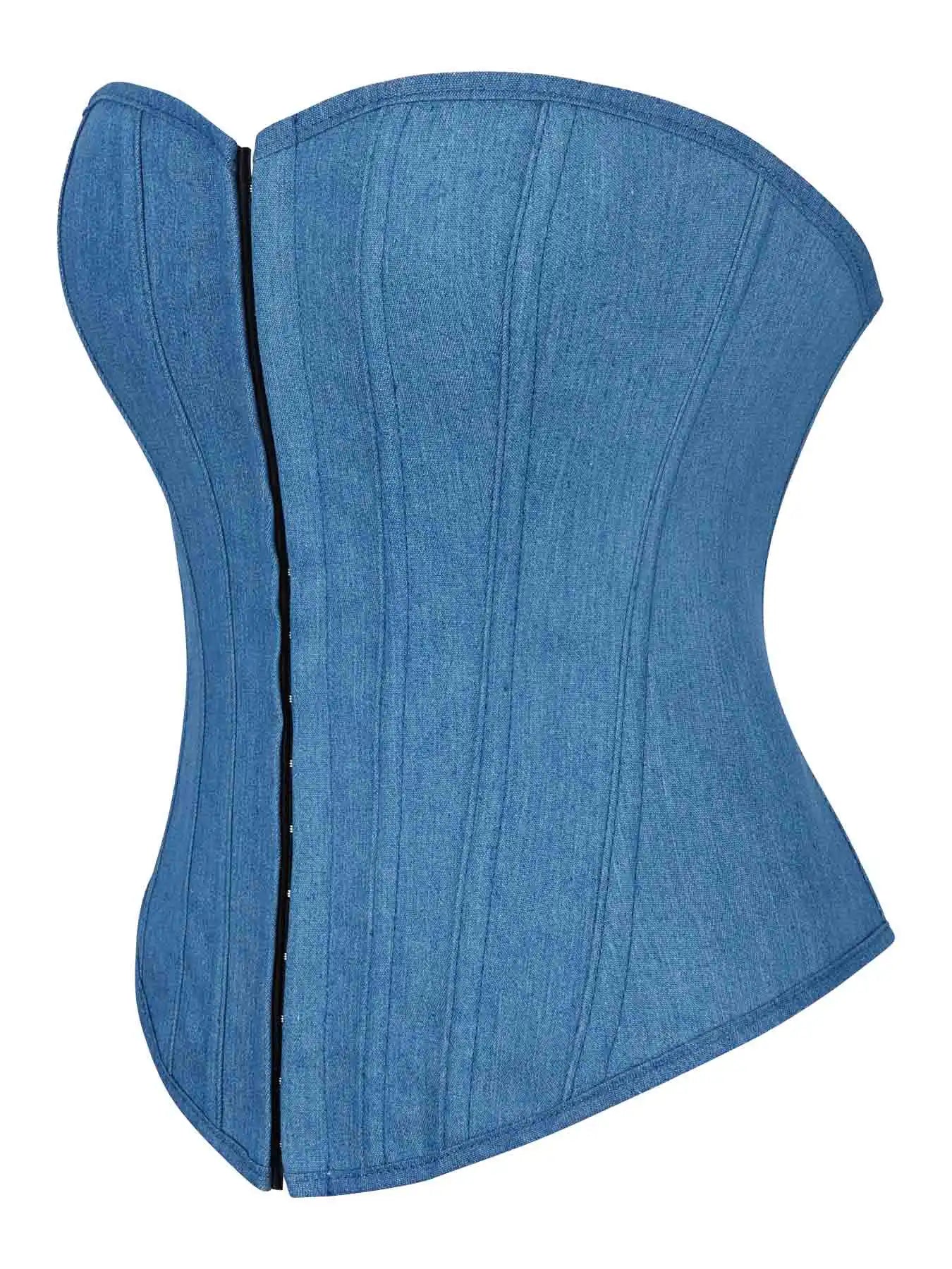 New European and American Personality Corset Tight Corns Strap Vest Spice Girl Tube Top Sexy Cowboy Palace Body Shaping Top