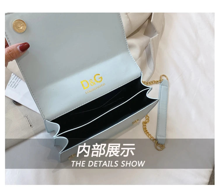 Stylish Crossbody Bag Ladies Handbag Made Of Genuine Leather With Gold Accents Fashionable Everyday Essential