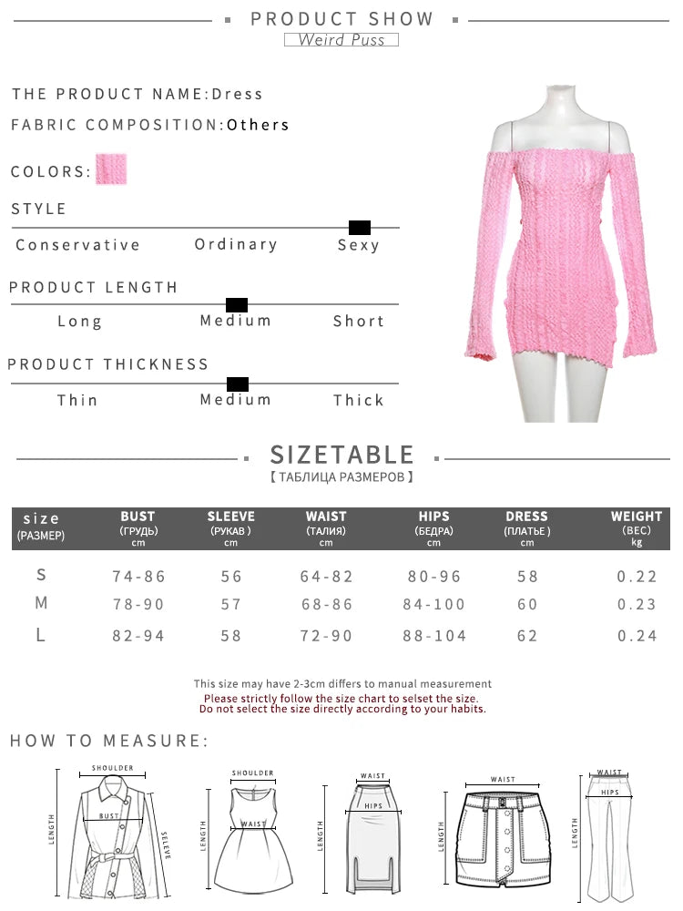 Weird Puss Knit Elegant Slash Neck Dress Women Sexy Trend Backless Irregular Skinny Streetwear Midnight Side Hollow Chic Bodycon