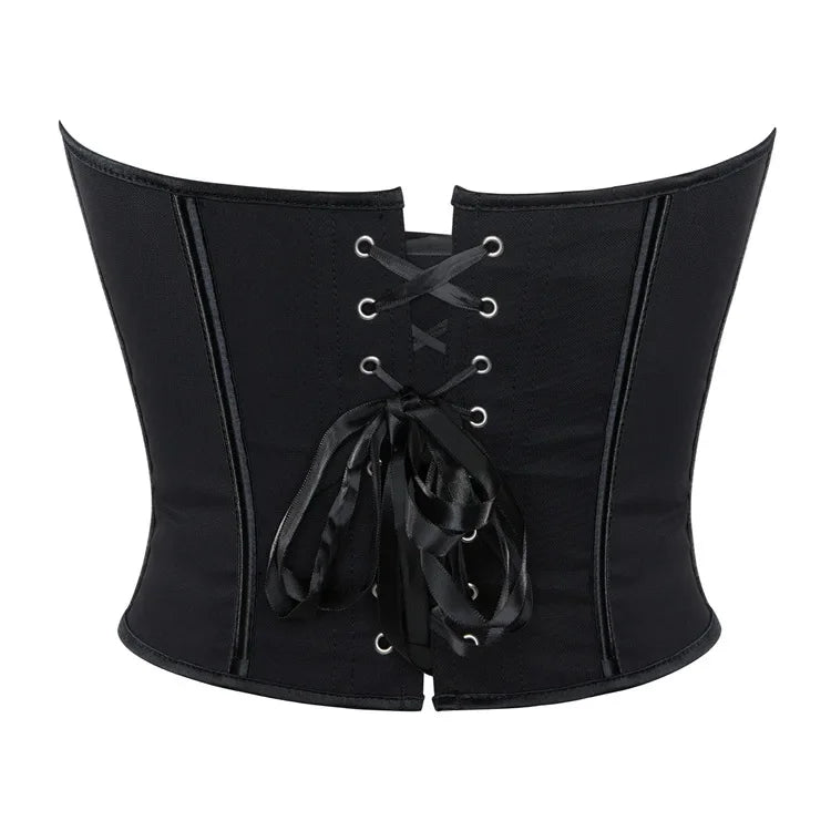 Fashion Strapless Off Shoulder Corset Tank Crop Tops Summer Backless Camisole Underwear Female Bustier Top