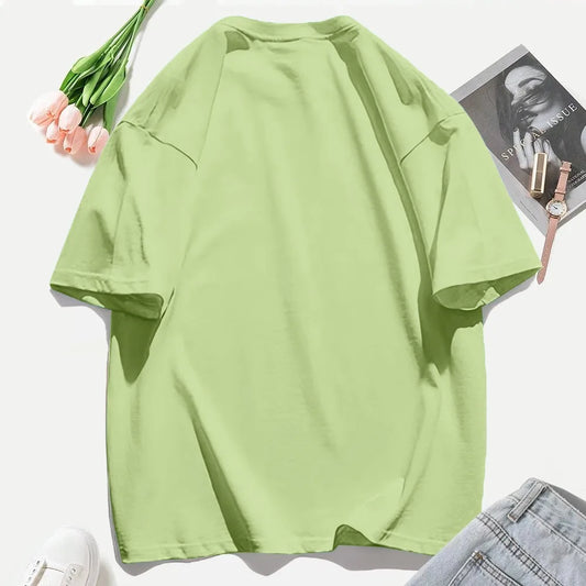 Crystal Cherries Printing Tee Shirt Woman Summer Cotton Tee Tops O-Neck Casual T Shirts Oversized All-Match Short Sleeve
