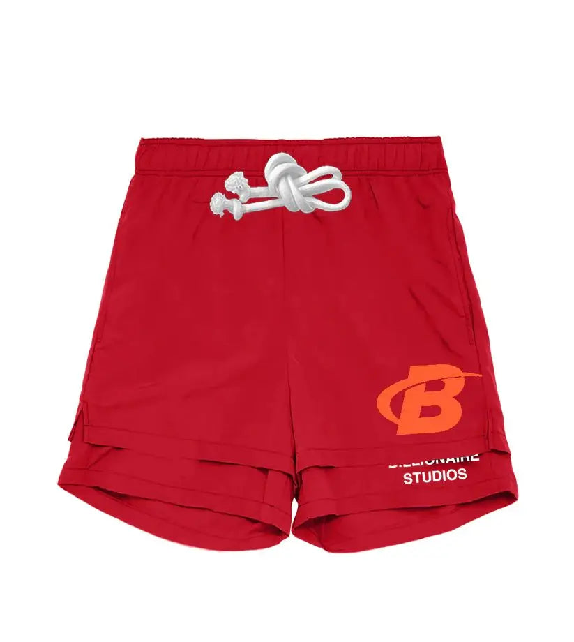 2024 Summer Letter B Print Trendy sweatpants 2 Piece Set Men Oversized Hoodies Sports Suit Loose Shorts Suit Clothes