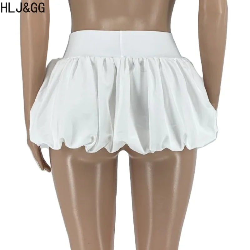 HLJ&GG Summer New Lace Letter Print Two Piece Sets Women V Neck Long Sleeve Top And Mini Skirts Outfits Fashion Streetwear 2025