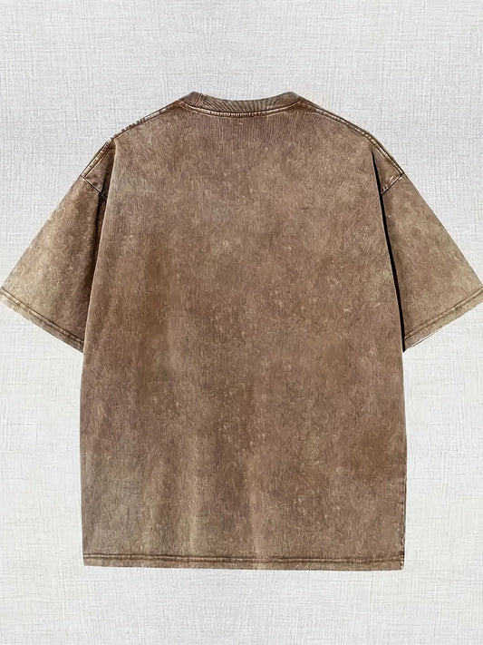 Nirvana Kurt Cobain Vintage Washed Retro Tie-Dye Loose Fit T-Shirt