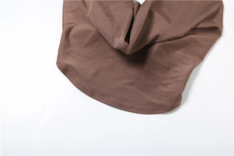 Weird Puss Sexy 2 Piece Set Women 2025 Summer Halter Backless Lace Swing Collar Crop Top+Shorts Matching The Banquet Outfits