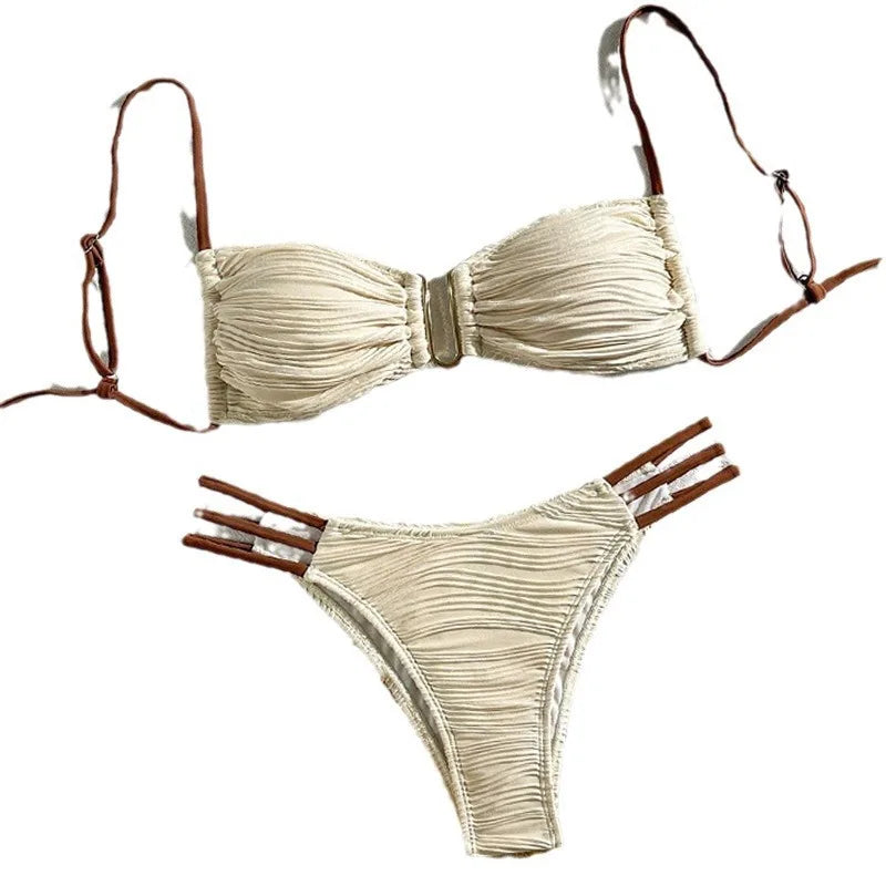 New Sexy Bikinis 2025 Swimsuits Swimwear Push Up Beach Swim Wear Bathing Suits Brazilian Bikini Set Pool Bather