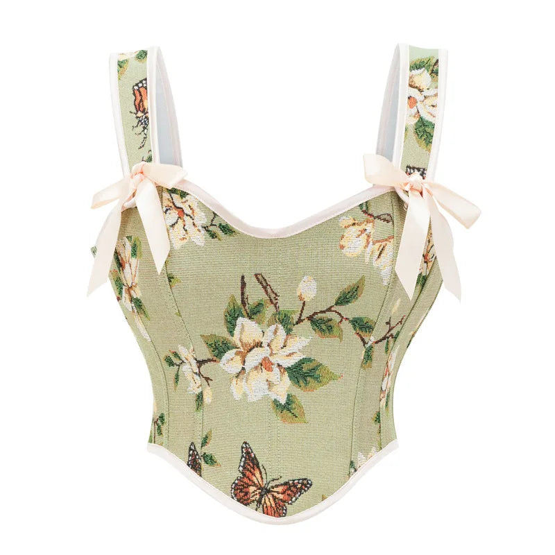 Elegant White Solid Satin Bow Strap Sexy Overbust Bridal Corset Crop Top XXL Victorian Gothic Wedding Bustier Lingerie For Women