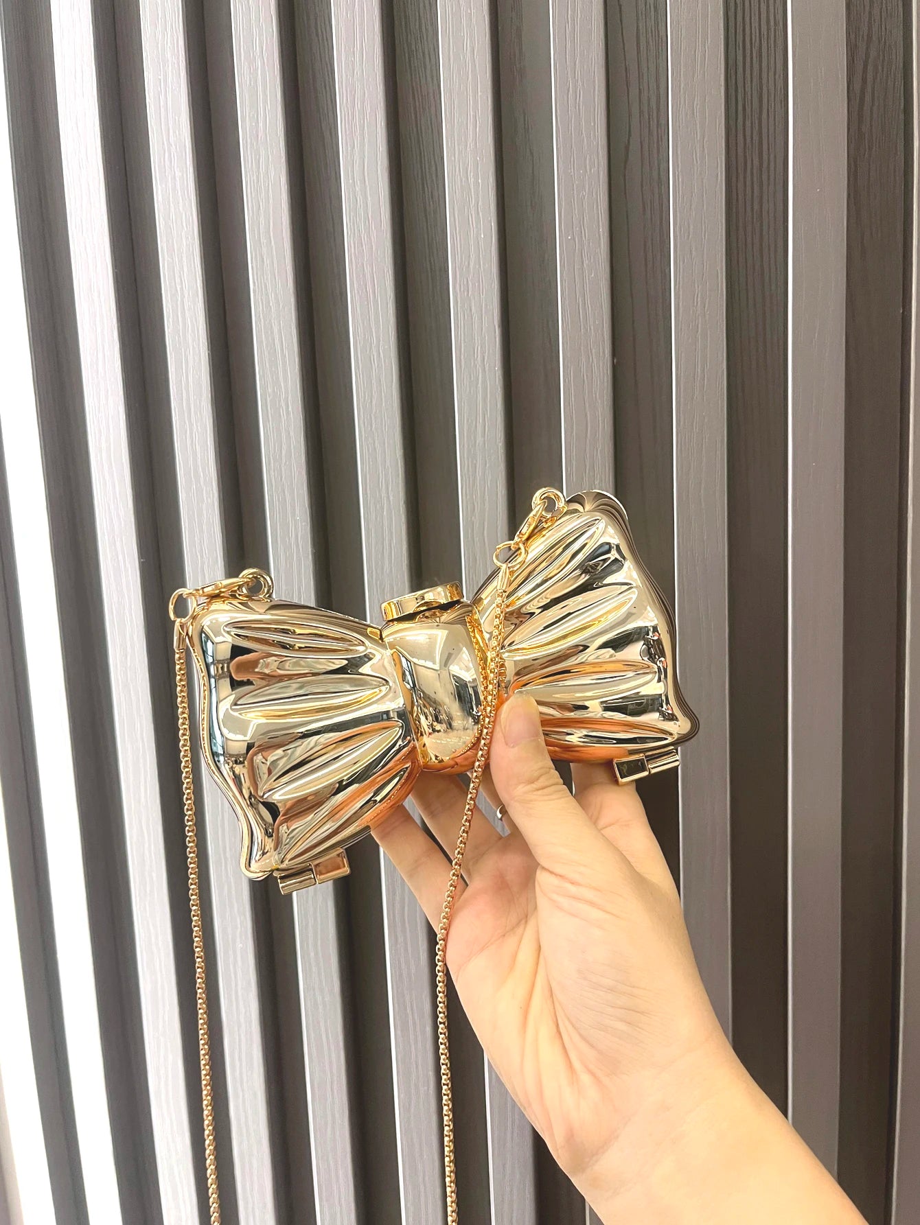 Golden Evening bag Purses and handbag luxury Designer shoulder bags funny shape Party Wedding Round Acrylic Shiny Clutch purse