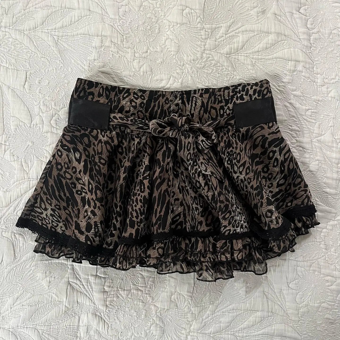 Y2K High Street grey A-line skirt women's wear Harajuku hot Girl Sweet guy characteristic style slender elastic Cool jeans skirt