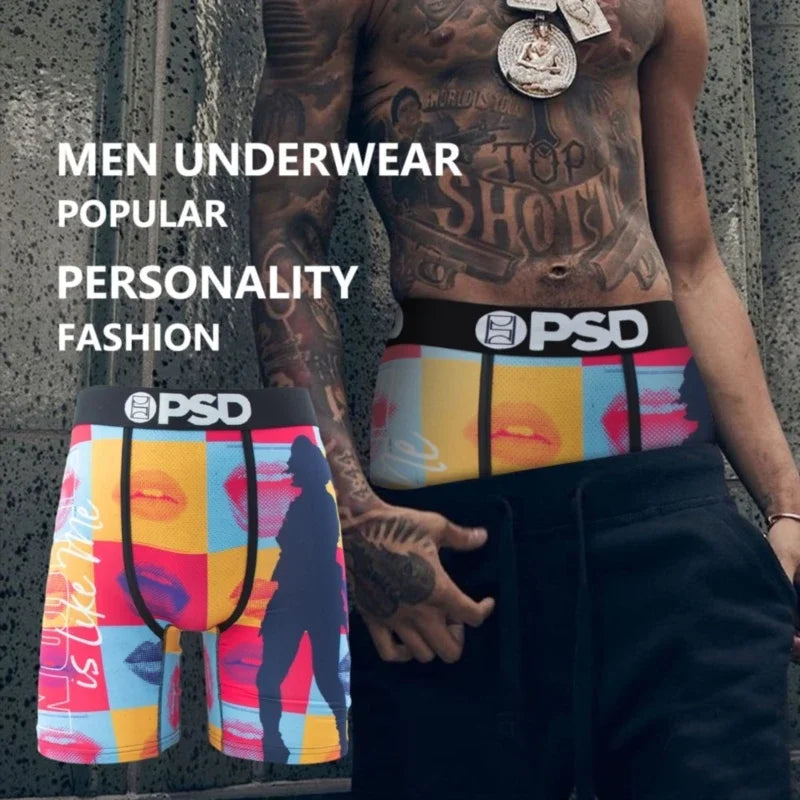 OZPSD 1Pcs Men Underwear Boxer Nylon Breathable Crotch Man Boxer Briefs Sexy Men's Panties Plus Size L-XXL Mens Boxer Underpants