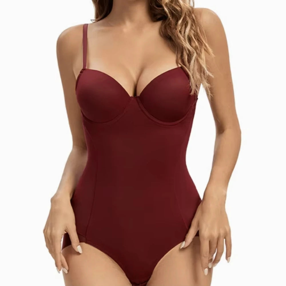 HLJ&GG Sexy High Quality Stretchy Solid One Piece Bodysuits Women V Neck Spaghetti Strap Slim Bodycon Rompers Fashion Jumsuits