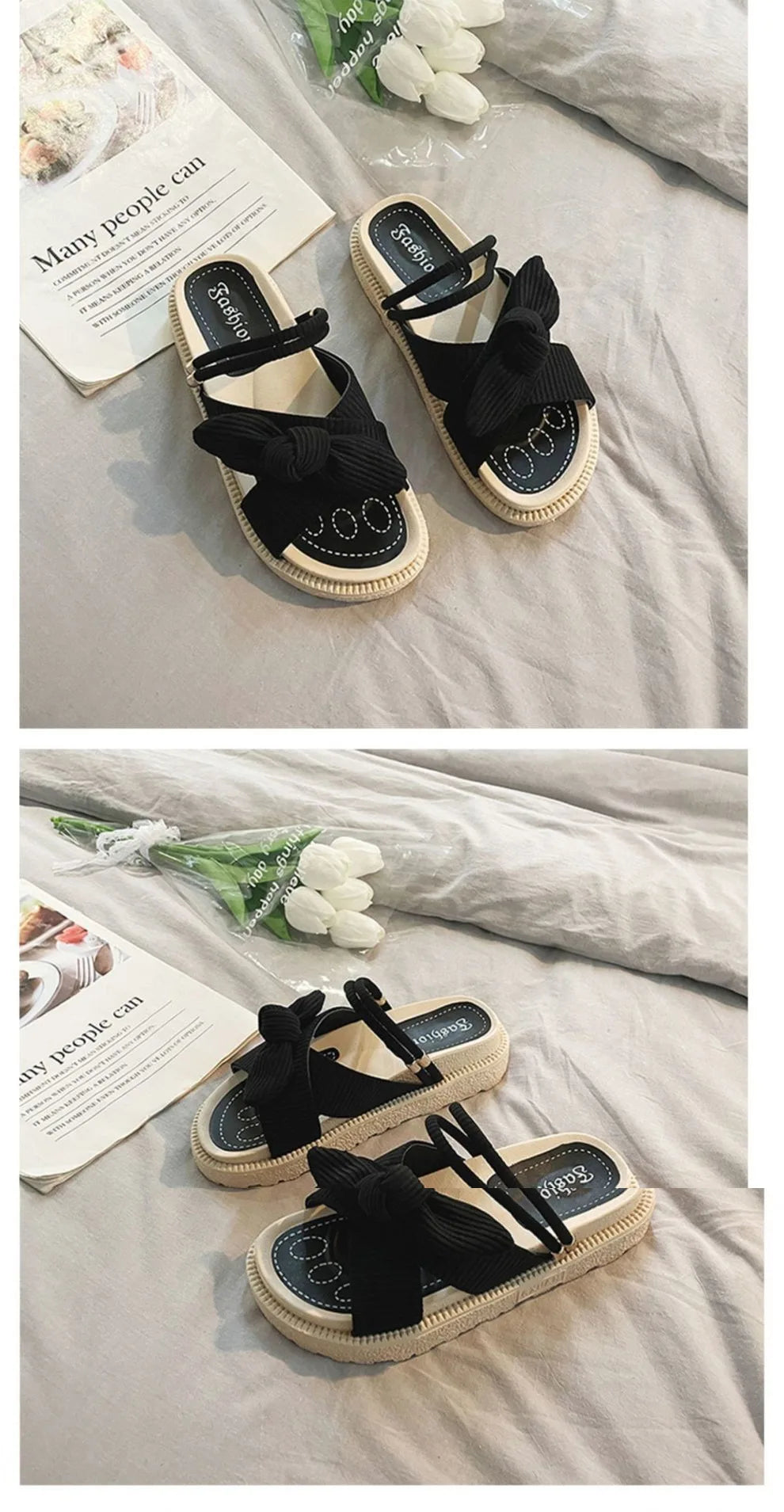 Sandals Women's 2022 New Fashion Summer Temperament New Fashion Platform Roman Flat Shoes Outdoor Beach Sports Comfort Shoes