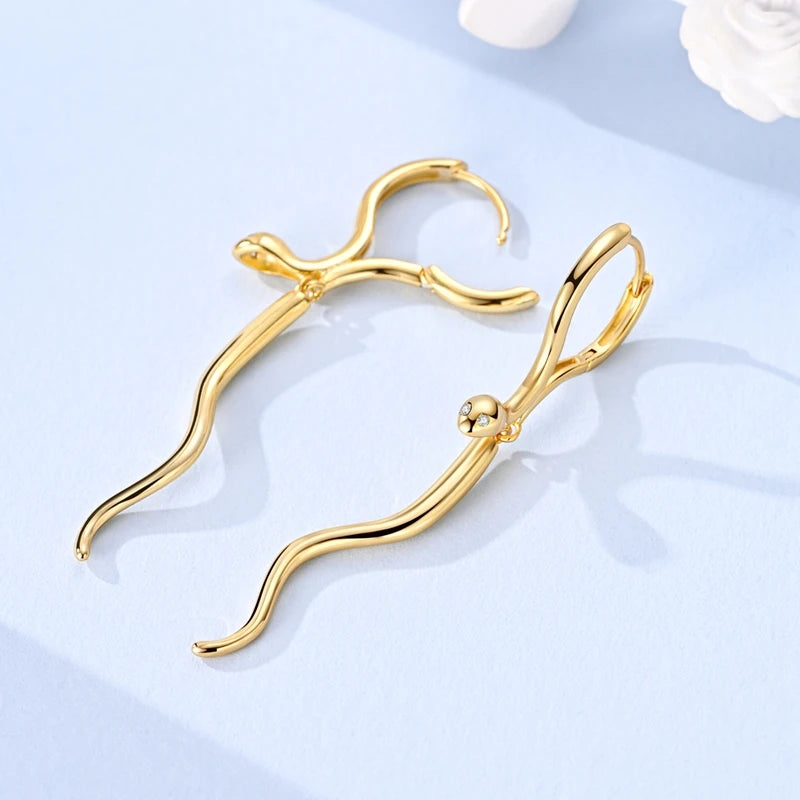Fashion Gold ladies Hoop Earring 925 Sterling Silver Sparkling Zircon Round Ear Stud Earrings Fine Jewelry Lover Anniversary Gift