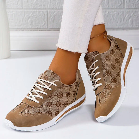 Women's Lace-Up Walking Sneakers