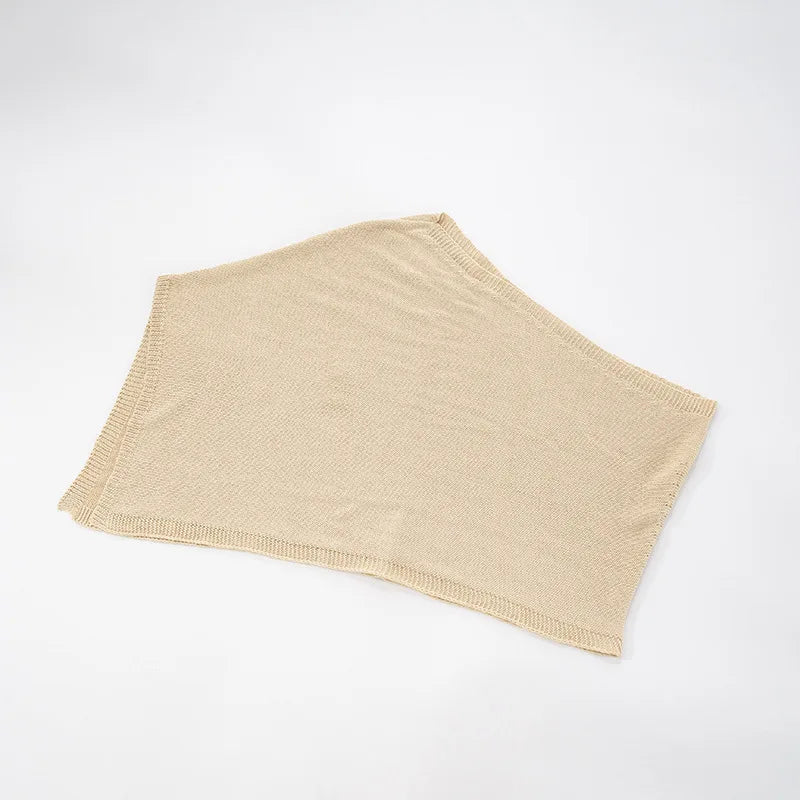 Nsauye 2025 Summer Knitted Sexy Irregular Y2K Off Shoulder Fashion Crop Tops Women Sexy Streetwear High Waisted Tank Tops Vest