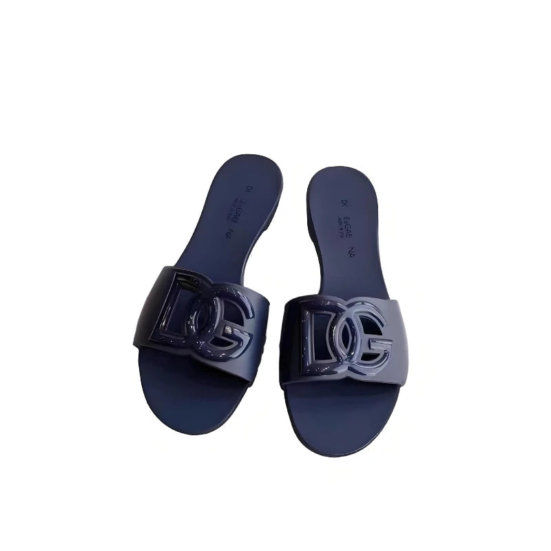 New Summer Ins Trendy Women's Slippers, Flat-soled Hollow Flip-flops, Fashionable and Versatile Casual Sandals