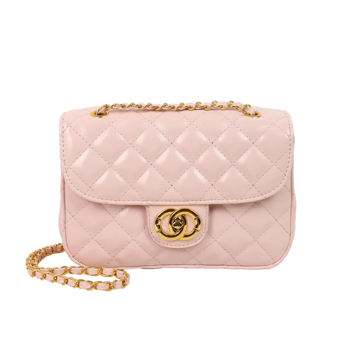 2025 New Women's Light Luxury Chain Square Bag Trendy Crossbody Shoulder Design | Versatile Handy Small Purse for Daily/Evening