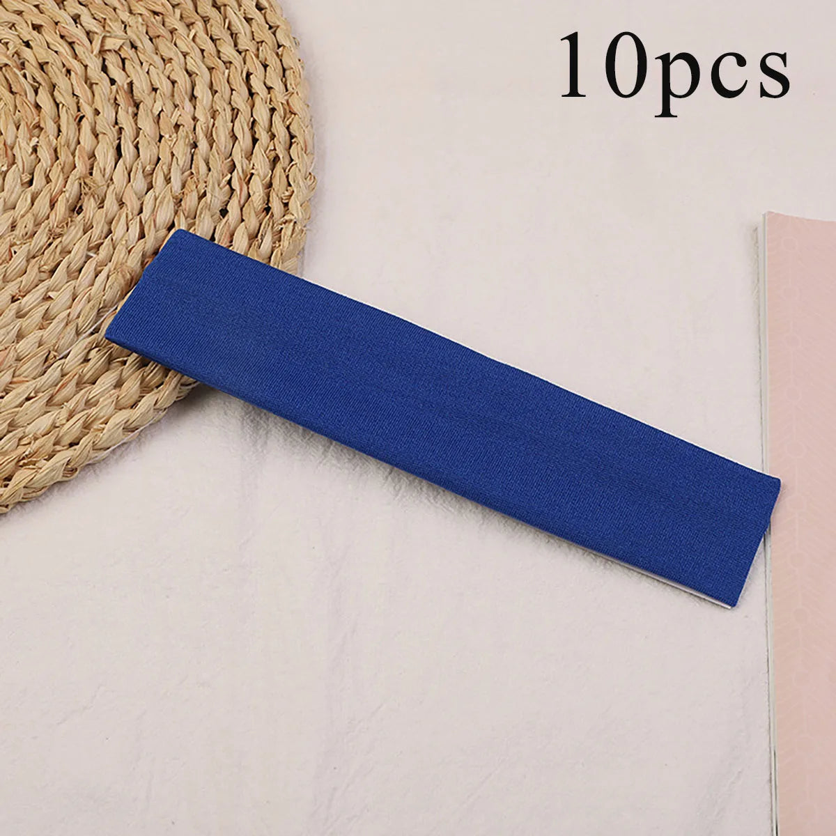 10 Pcs Elastic HairBand Fashion Headbands For Women Solid Color Sports Running Fitness Yoga Hair Bands Makeup Hair Accessories