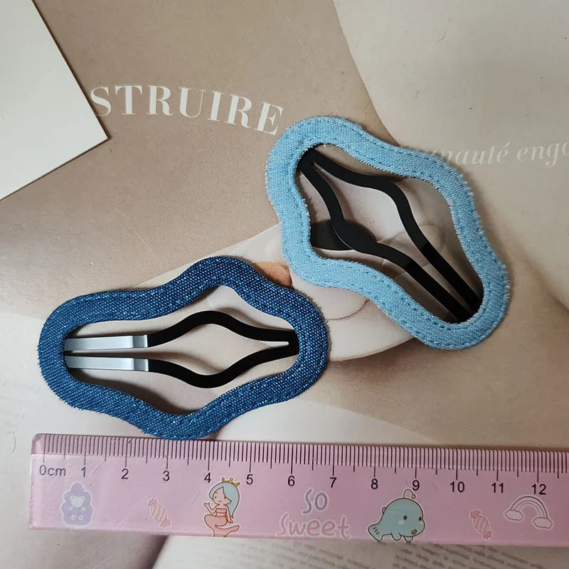 2pc Hot Fashion Heart Star BB Hairpin Hair Side Clips for Women Girls Child Gift Hair Accessories Headwear Ornament