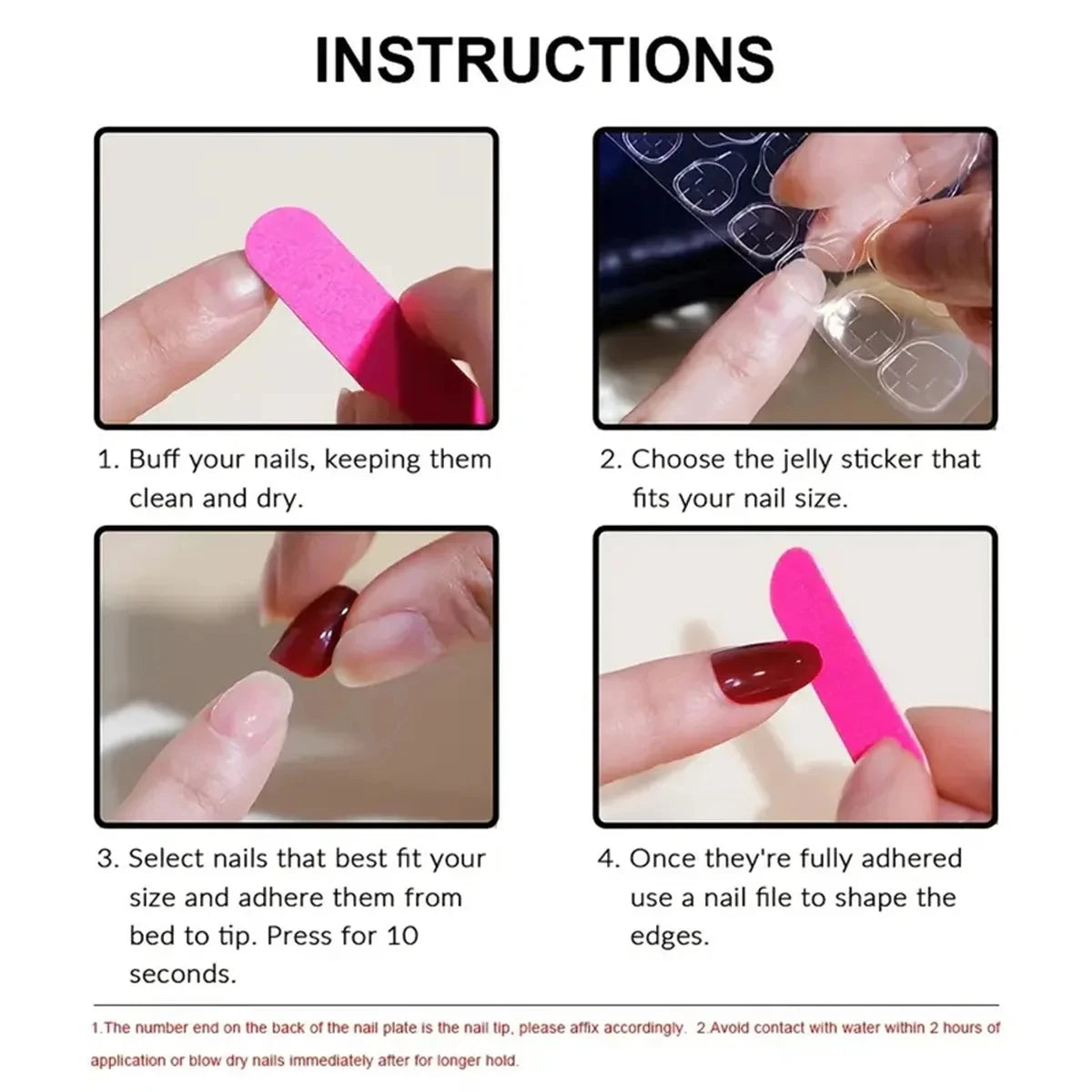 24pcs Short Almond French Press on Nails Ins Flower Design Fake Nail Tips Wearable Full Cover Sweet Korean Cute Fake Nail Patch