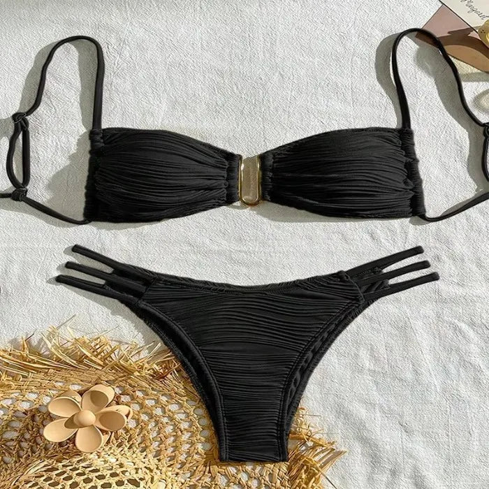 New Sexy Bikinis 2025 Swimsuits Swimwear Push Up Beach Swim Wear Bathing Suits Brazilian Bikini Set Pool Bather