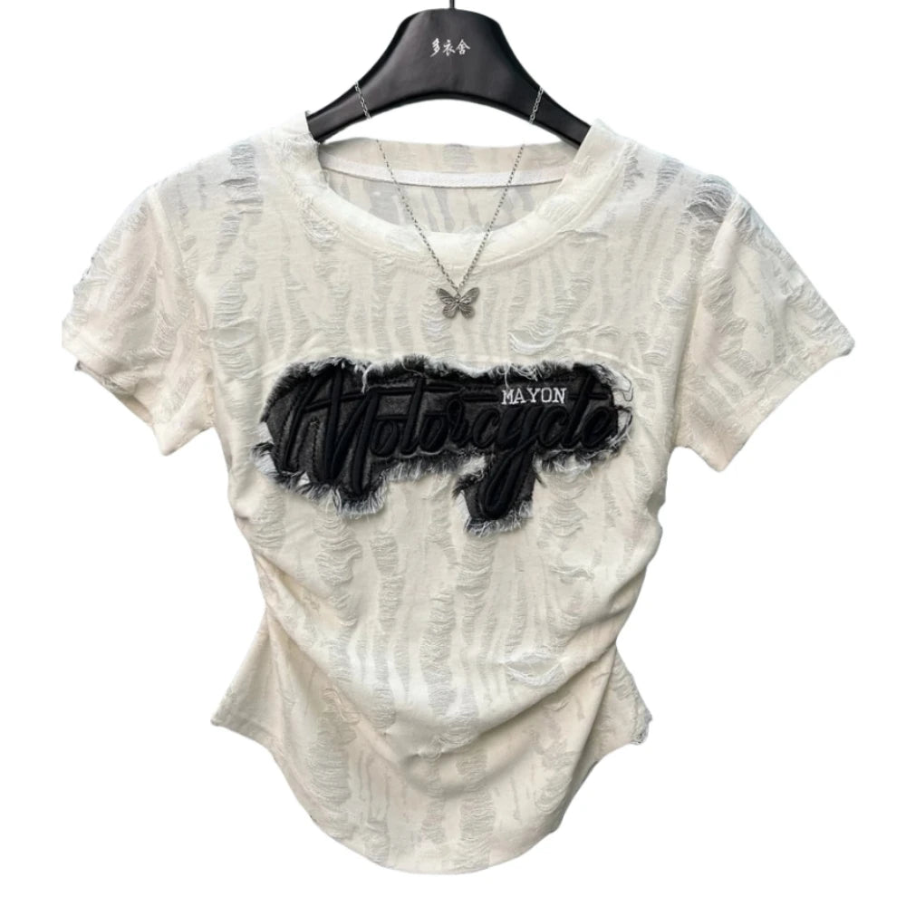 HLJ&GG Fashion Plaid Printing Irregular Mini Skirts Two Piece Sets Women O Neck Short Sleeve Top And Skirts Outfits Streetwear