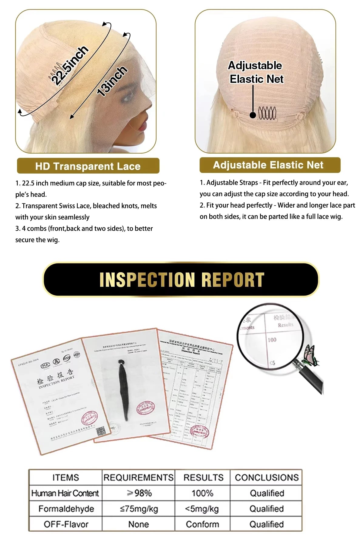 30 Inch 613 13x6 Lace Front Wig Human Hair 200 Density 613 Lace Front Wig Human Hair Straight Blonde Wig Human Hair Pre Plucked