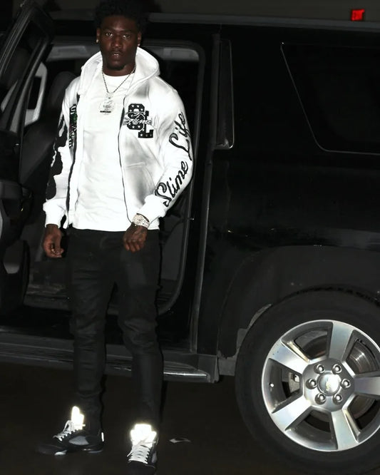 Harajuku Trend Brand Casual Loose Oversized Zipper Hoodie Men Y2k Gothic Retro Letter Flame Embroidered Sweatshirt Jacket Women