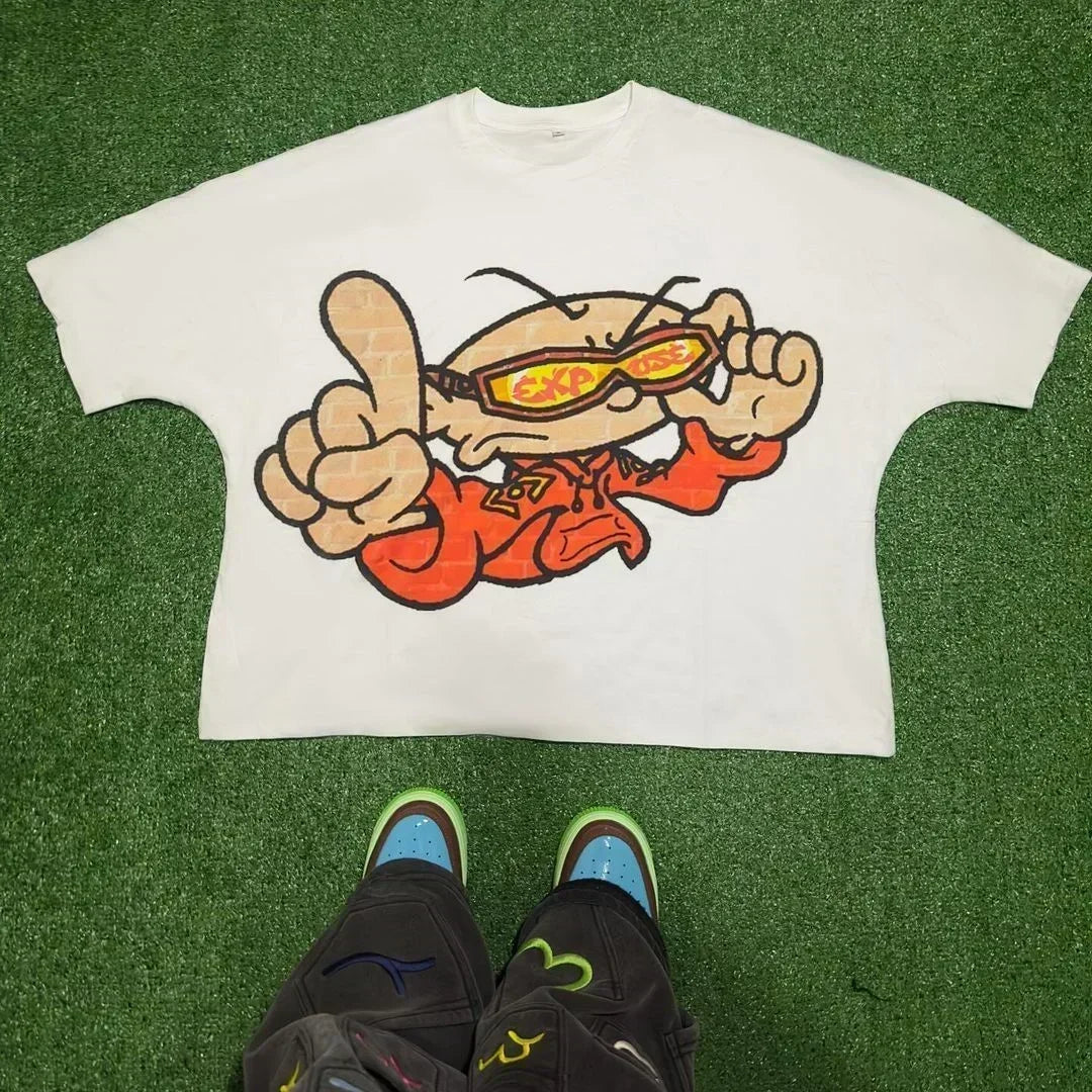 Ladies Y2k personality trend garbage pure cotton sleeveless vest summer street punk beach style casual daily basic top