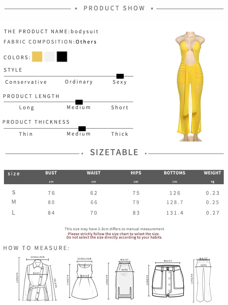 Weird Puss Backless Ruched Jumpsuit Women See Through Sexy Halter Ribbon Hollow Hipster Skinny Summer Clubwear Midnight Overalls