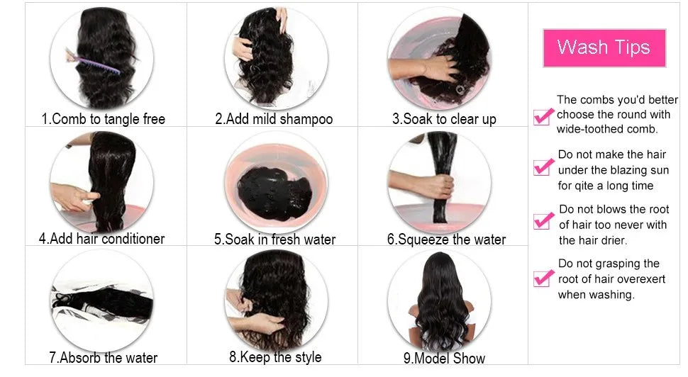 Purple Wig 5x5 Closure 180 Density Body Wave Human Hair Wig For Women Transparent 13x4 13x6 Lace Frontal Wigs Pre Plucked