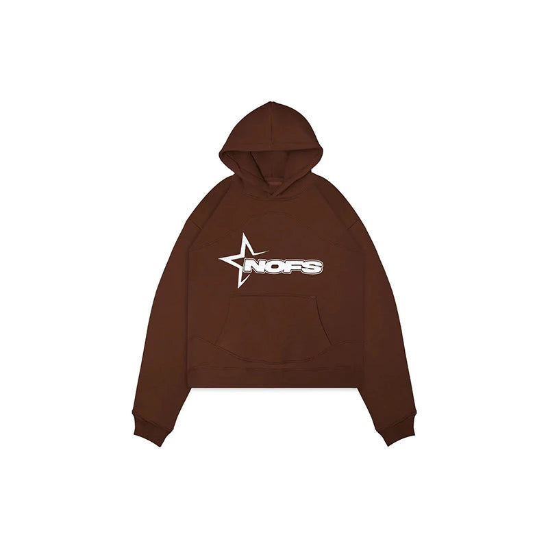 Y2K Hoodies Men Harajuku Hip Hop Letter Graphic Print Loose Sweatshirts 2024 Punk Rock Gothic Clothes Tops Goth Pants Streetwear