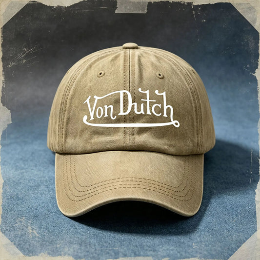 Casual fashion print washed adult baseball cap with retro style casual soft adjustable men's and women's hip-hop hats for sports