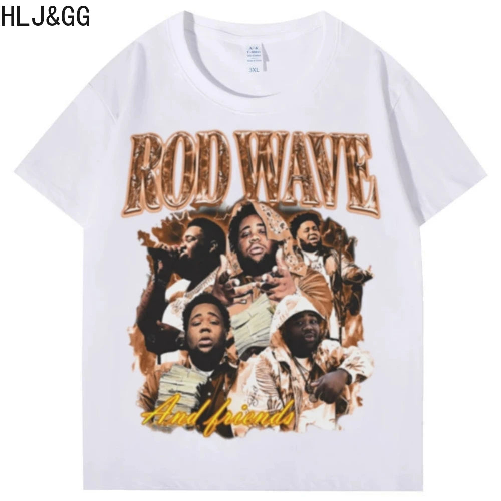 HLJ&GG Y2K Fashion Graphic Tshirts Two Piece Sets Women O Neck Short Sleeve Loose Top And Camouflage Pocket jeans Shorts Outfits