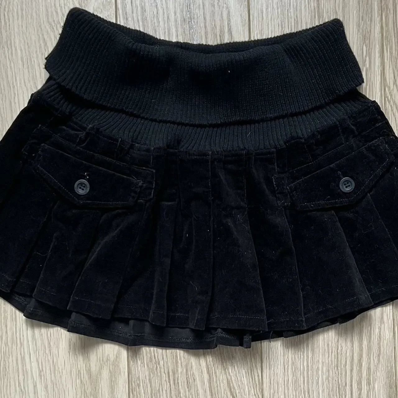 Y2k Retro Washed Camouflage Pattern Mini Skirt with High Waist and Hip Wrapped A Line Pleated Skirt Fashion Gothic jeans Skirts